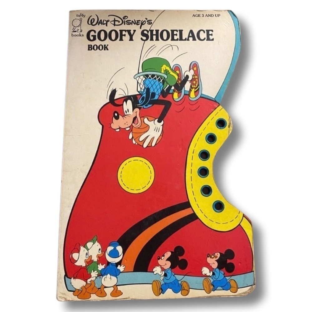 WALT Disney Goofy Shoe Lace book